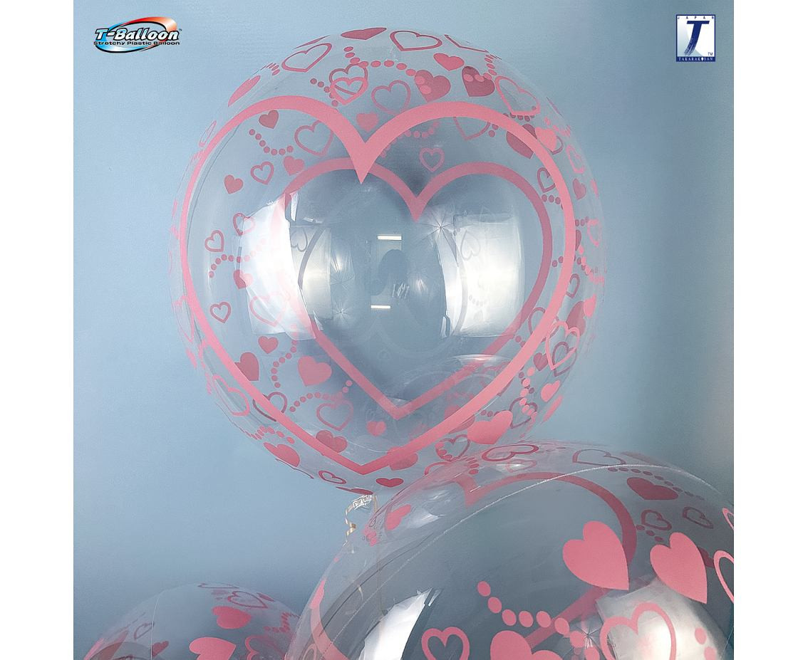 Takara Bubble Balloon - Hearts, 555 mm/ 10 pcs. EOL